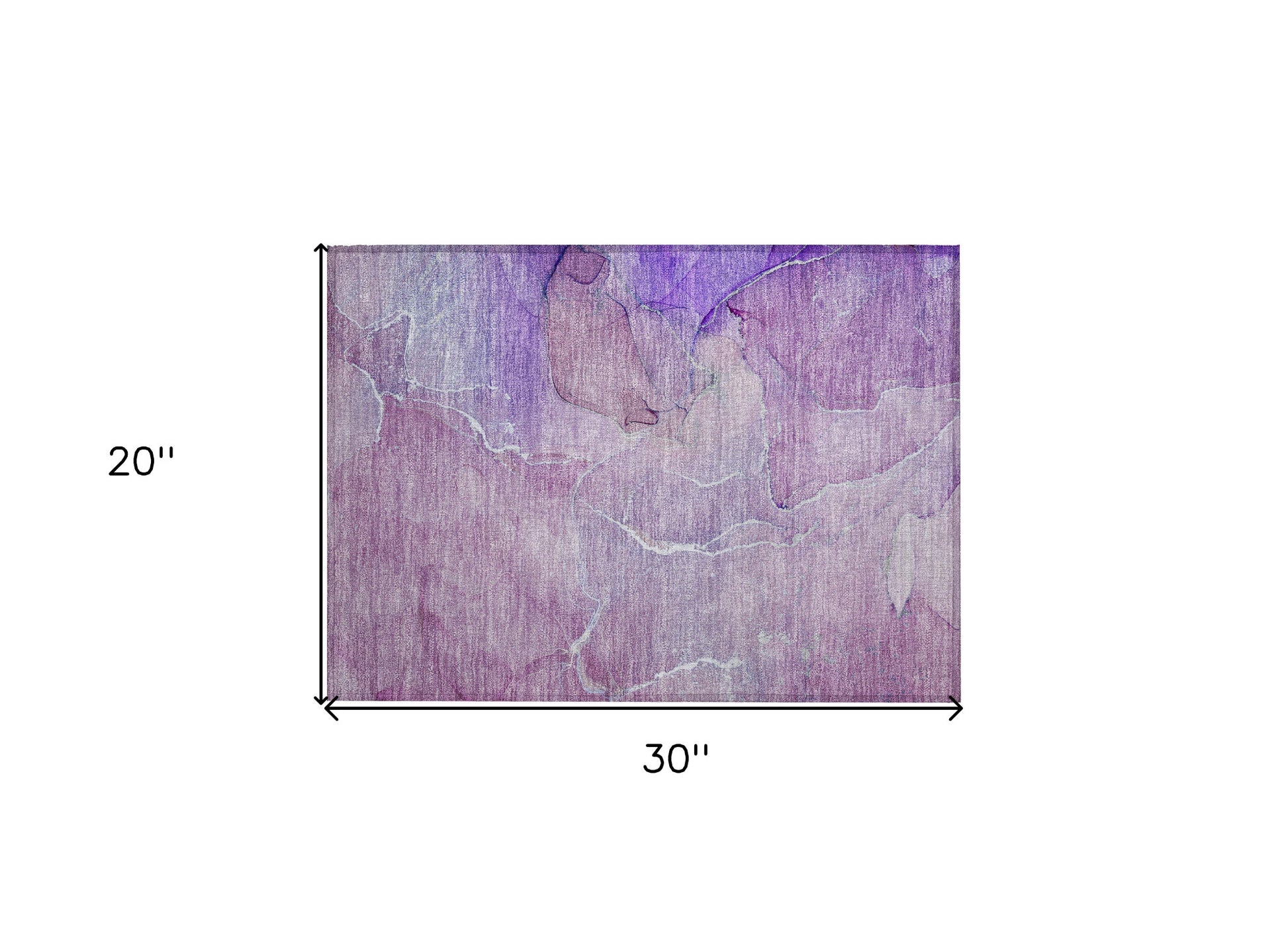 2' X 3' Purple Abstract Washable Non Skid Indoor Outdoor Area Rug-2