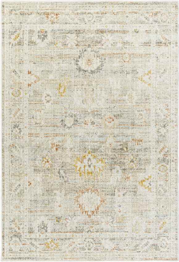 Absalon Traditional Burnt Orange/Light Beige Area Rug-3